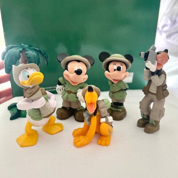 Disney Parks Animal Kingdom Mickey & Friends Safari Collectible Figures Figurine - Picture 7 of 10